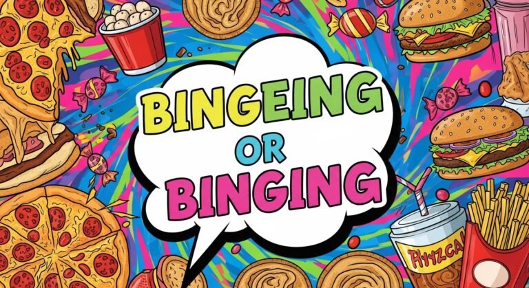 Bingeing vs Binging