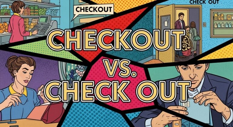 Checkout vs. Check Out