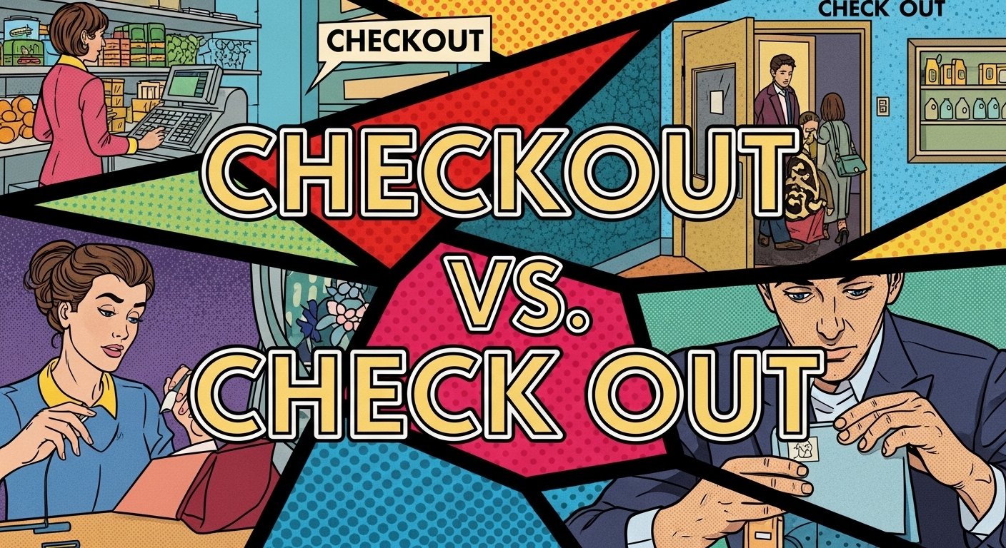 Checkout vs. Check Out