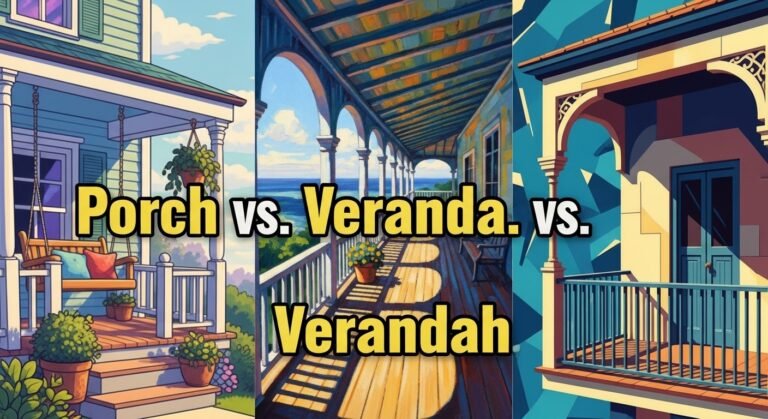 Porch vs. Veranda vs. Verandah
