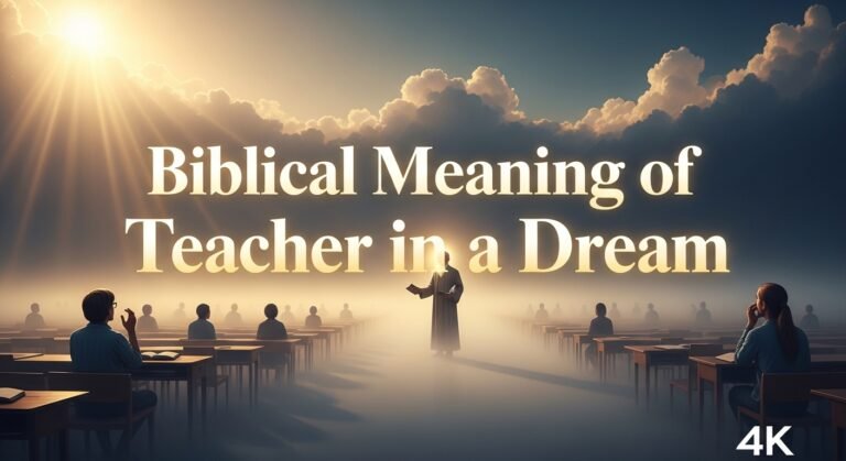 Biblical Meaning of Teacher in a Dream