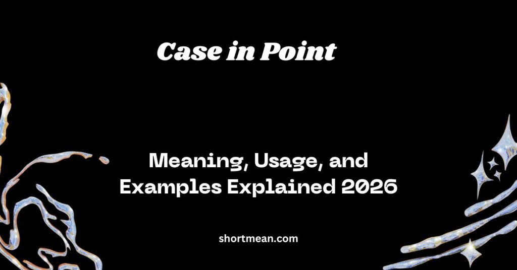 Case in Point: Meaning, Usage, and Examples Explained 2026