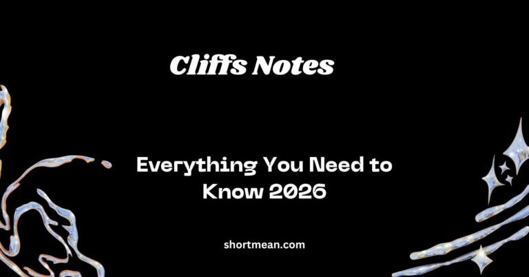 Cliffs Notes