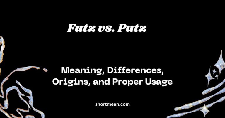 Futz vs. Putz