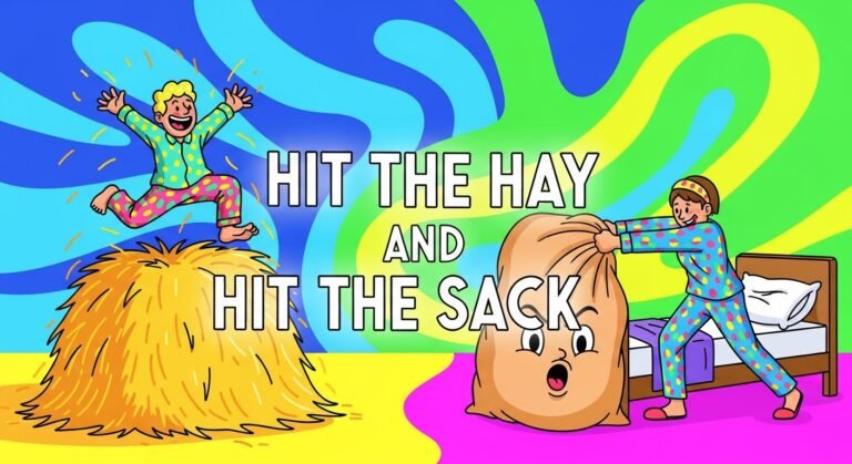 Hit the Hay and Hit the Sack