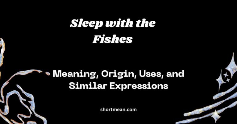 Sleep with the Fishes