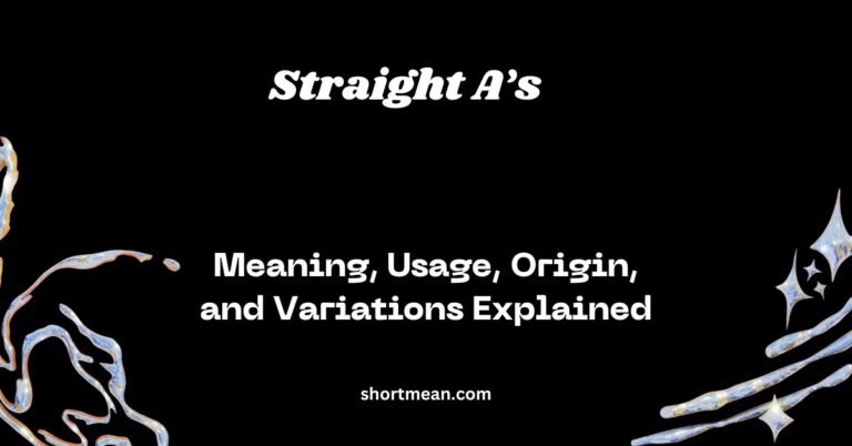 Straight A’s