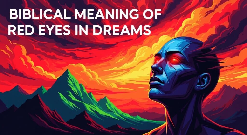 Biblical Meaning of Red Eyes in Dreams