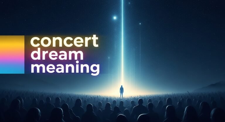 Concert Dream Meaning