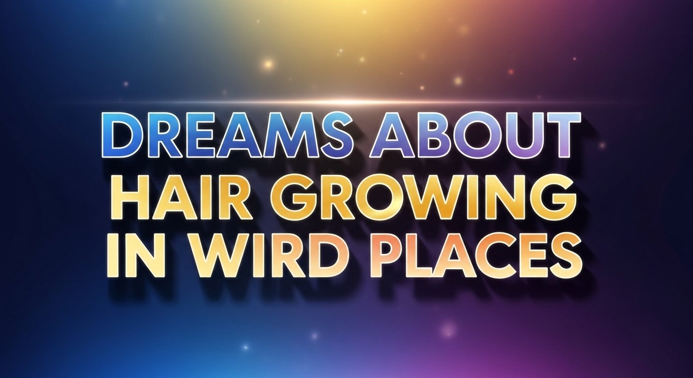 Dreams About Hair Growing in Weird Places