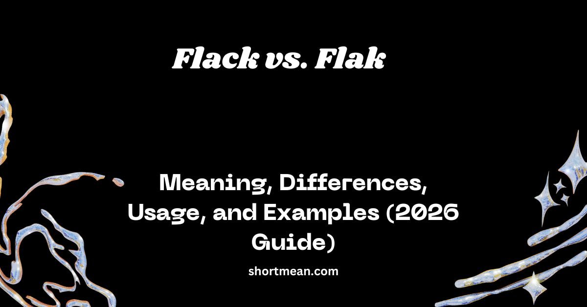 Flack vs. Flak