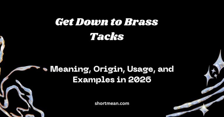 Get Down to Brass Tacks