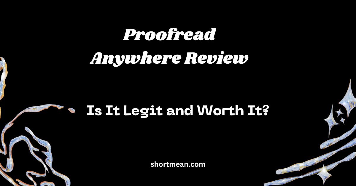 Proofread Anywhere Review