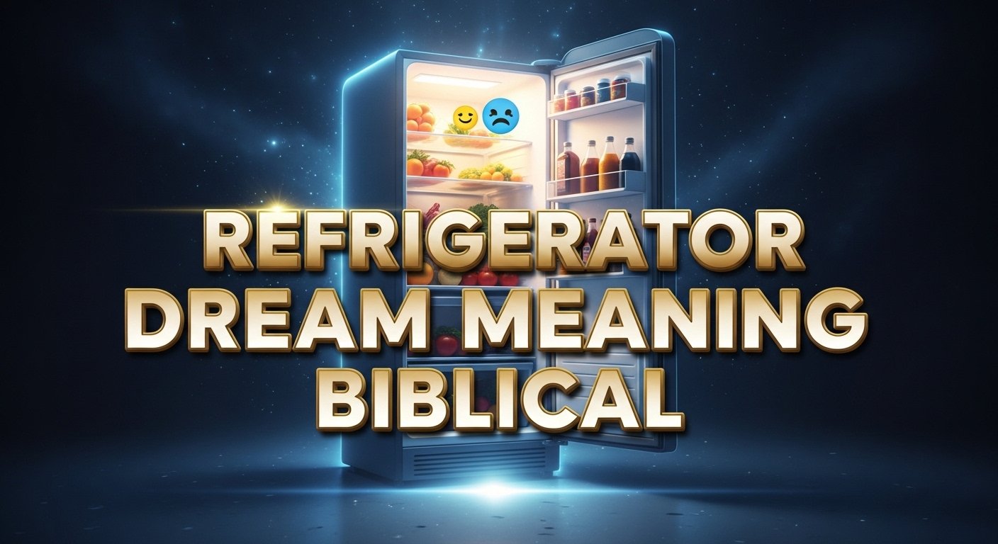 Refrigerator Dream Meaning Biblical