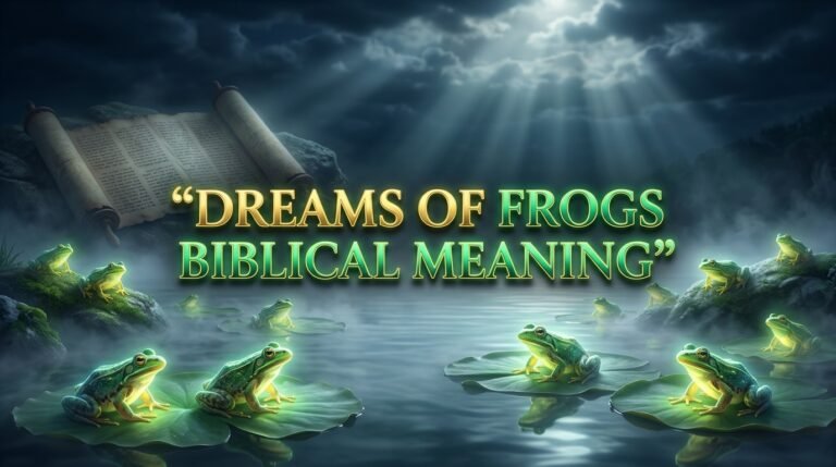 Dreams of Frogs Biblical Meaning