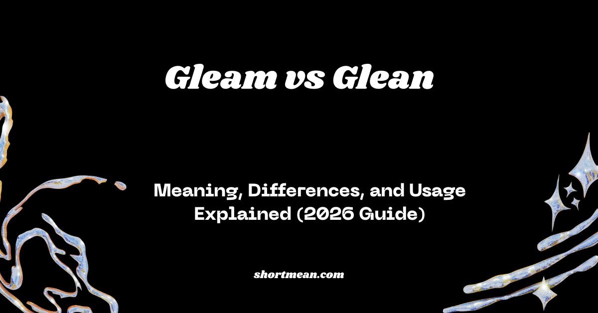 Gleam vs Glean