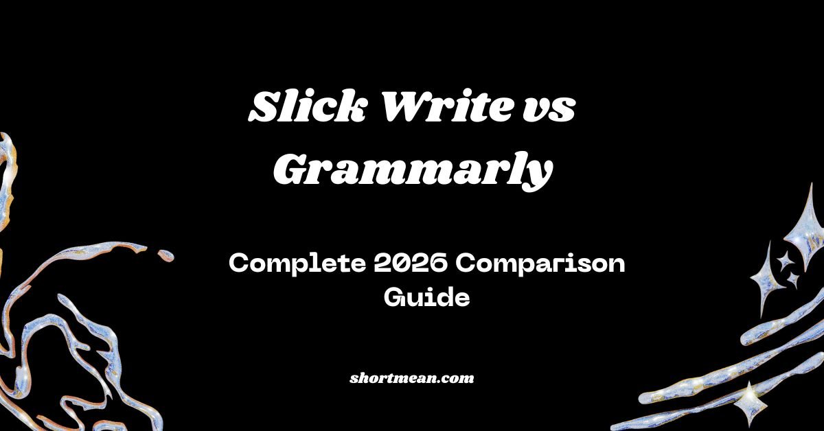 Slick Write vs Grammarly